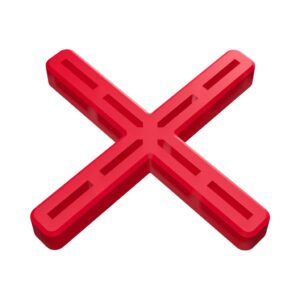 distanziatore a croce per piastrelle da 5mm