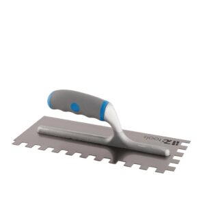 frattazzo americano dentato per colla 28x12 con dente da 12mm