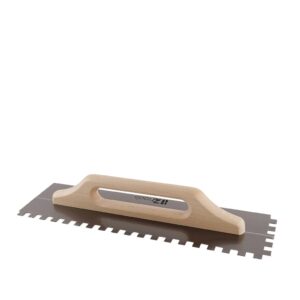 frattazzo americano dentato per colla 48x14 con dente da 12mm