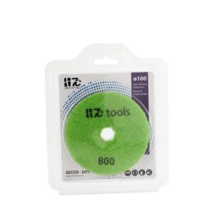 800 grit resinoid diamond backing pad