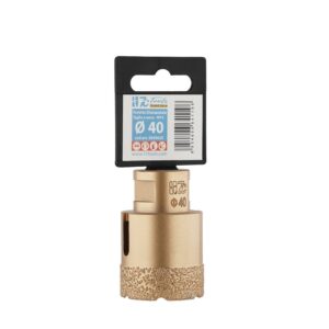 foretto diamantato a secco diametro 40mm