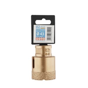 foretto diamantato a secco diametro 43mm