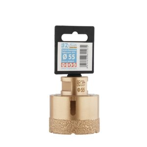 foretto diamantato a secco diametro 55mm