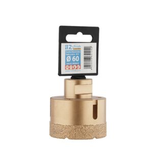 foretto diamantato a secco diametro 60mm