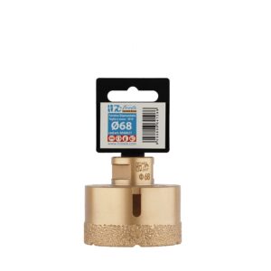 foretto diamantato a secco diametro 68mm