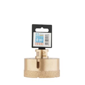 foretto diamantato a secco diametro 80mm