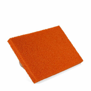 Frattazzo Spugna Arancione 14x22cm Manico Legno