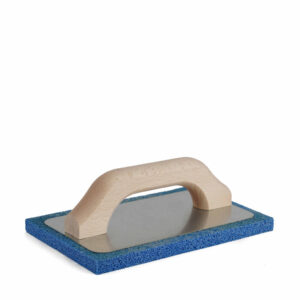 Blue Sponge Trowel 14x22cm Wooden Handle