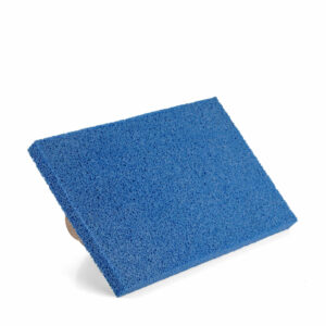 Frattazzo Spugna Blu 14x22cm Manico Legno