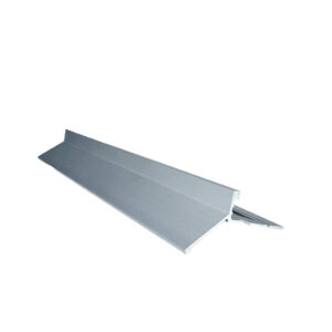 Satinized aluminum balcony profile